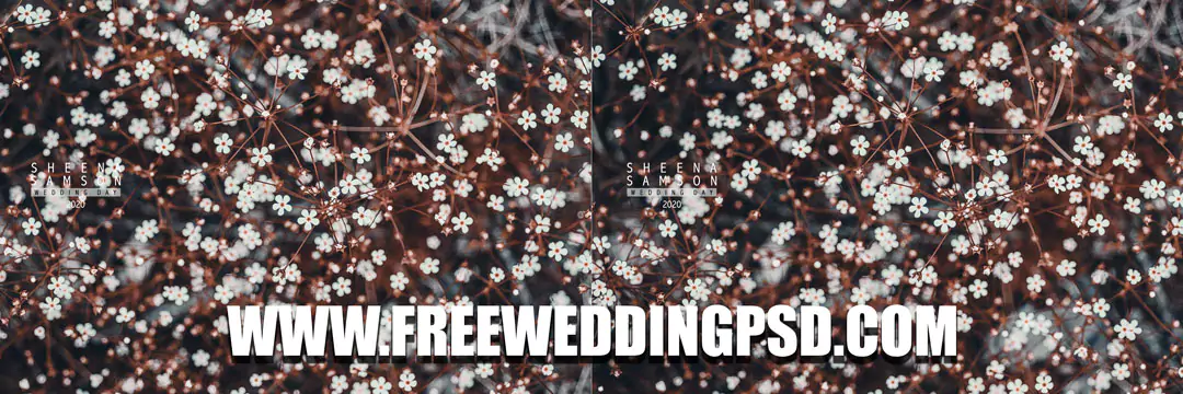outdoor wedding album design background