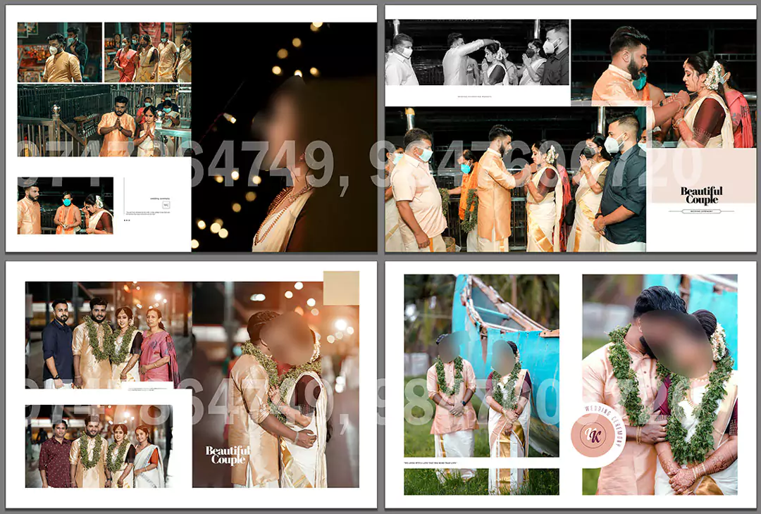 bridal family album design