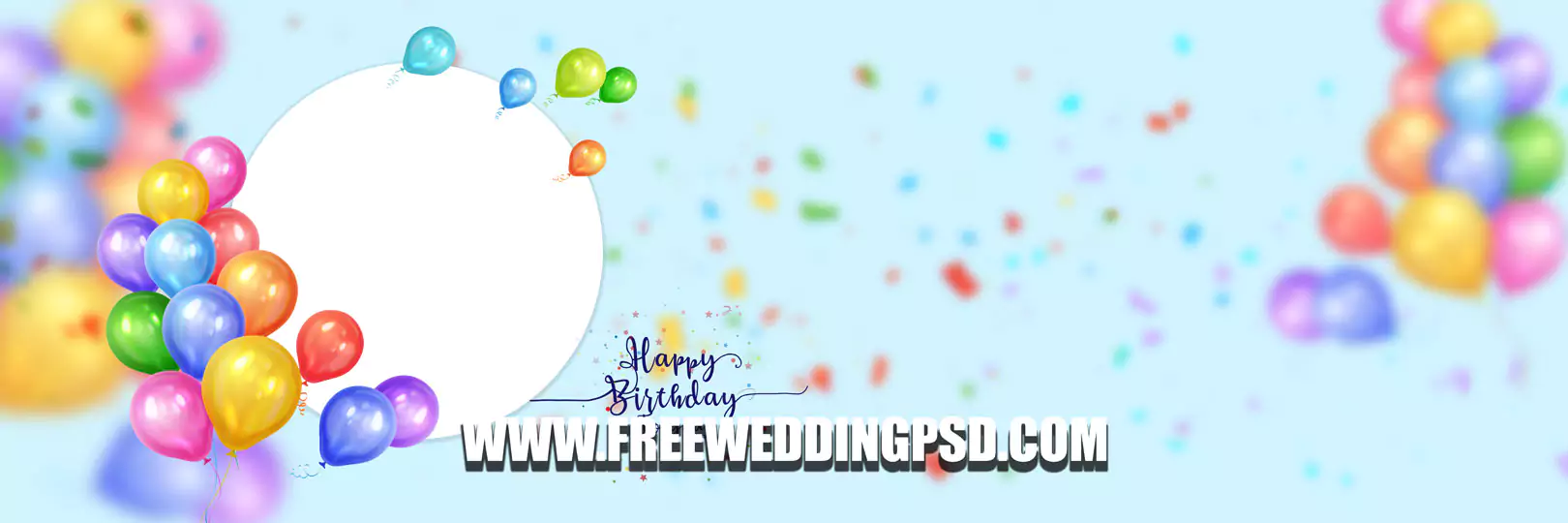 happy birthday psd background 12x36