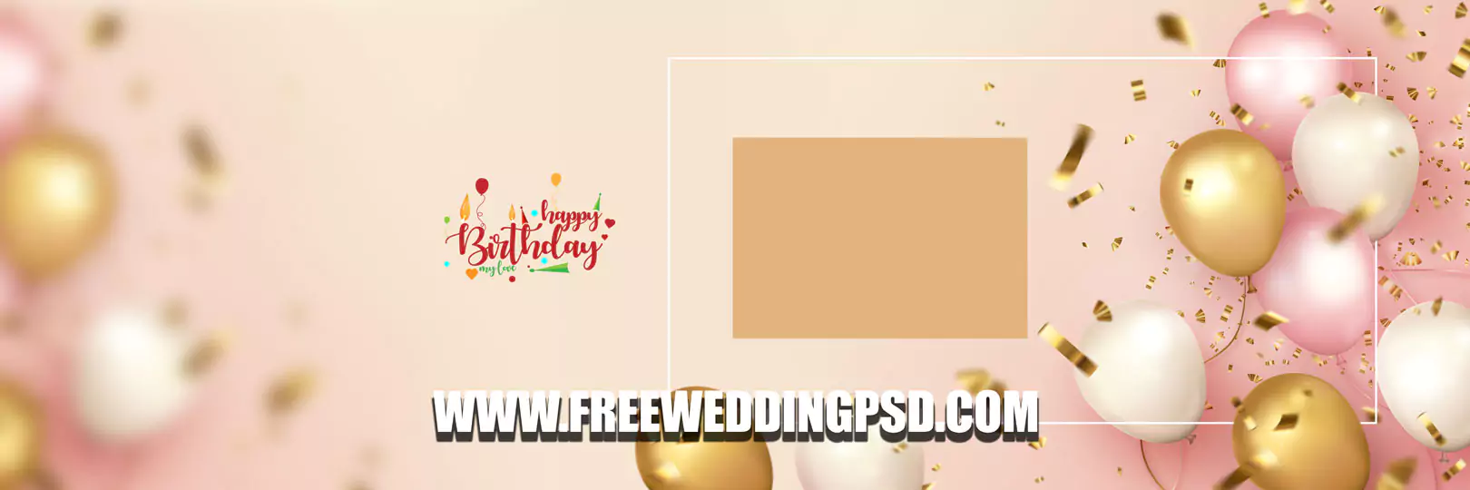 happy birthday psd background 12x36