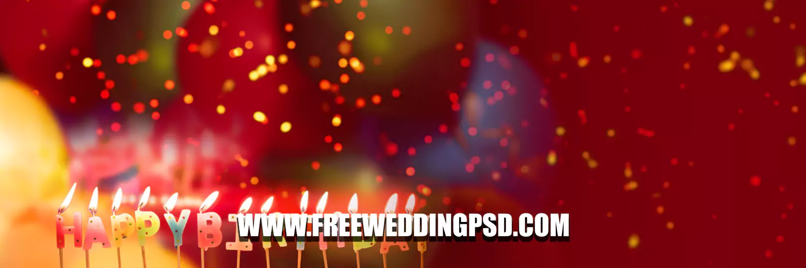 happy birthday psd background 12x36