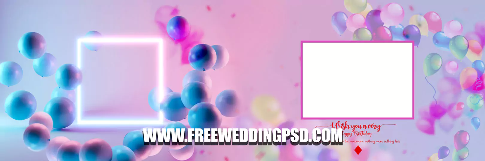 happy birthday psd background 12x36
