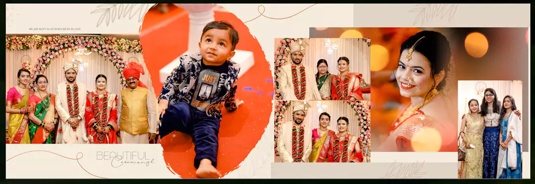 Modern Wedding Album PSD Designs