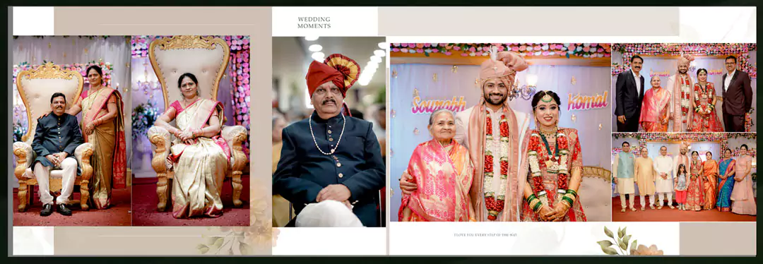Modern Wedding Album PSD Designs