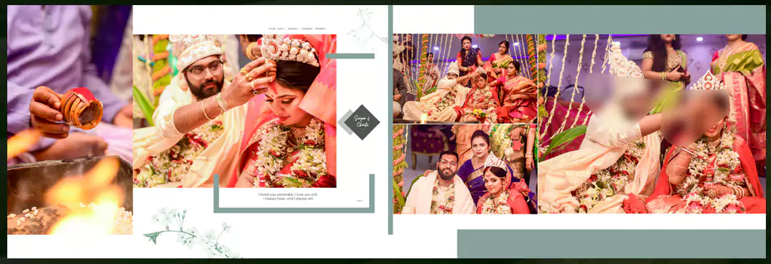 Wedding Album Psd Template Size 12x36 Size