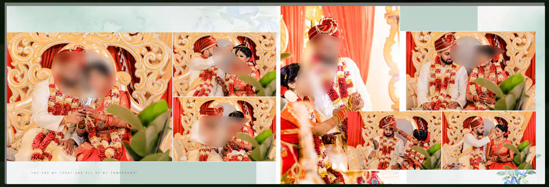 south indian wedding album design psd free download