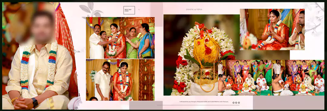 south indian wedding album design psd free download