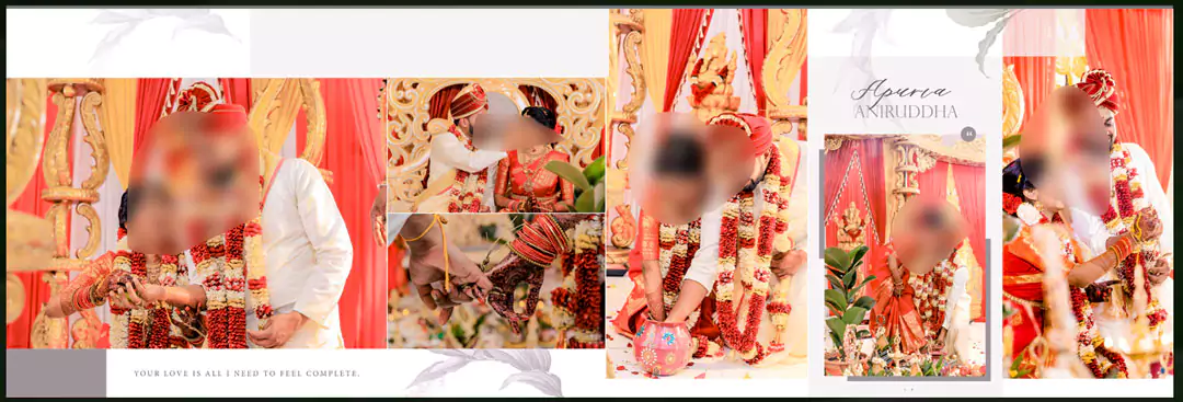 south indian wedding album design psd free download