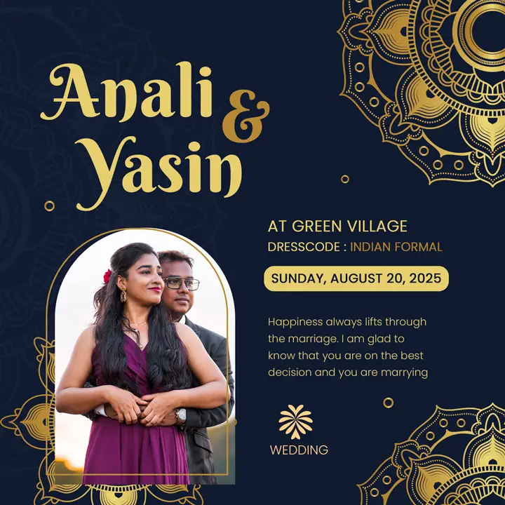 whatsapp wedding invitation card design