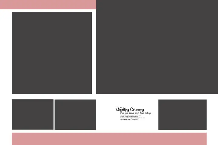 Luxury Wedding Album Page Designs