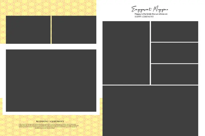 wedding beautiful bridal album design