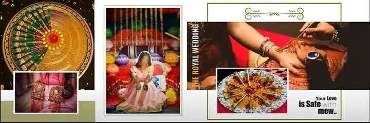 haldi ceremony wedding album psd 12x36