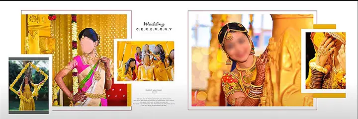 12x36 Haldi Ceremony Wedding Album Design Psd Free Download, 50% OFF