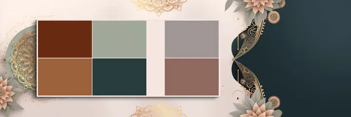 oil paint 3d wedding album psd design