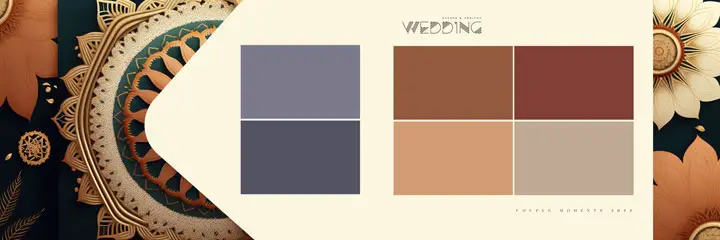 oil paint 3d wedding album psd design