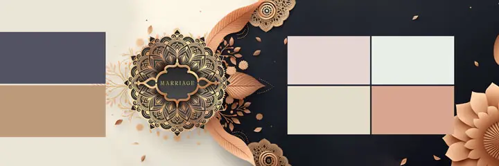 oil paint 3d wedding album psd design