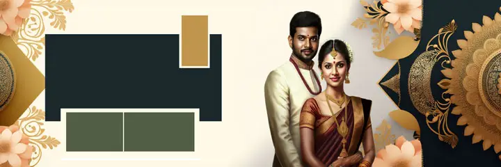 oil paint 3d wedding album psd design