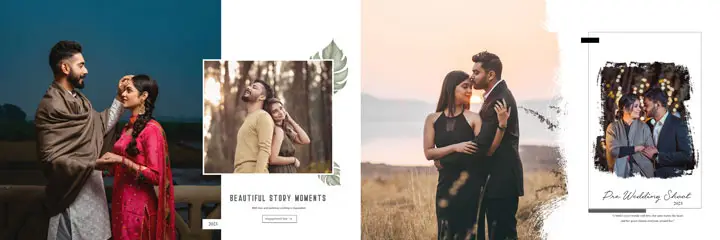 pre wedding album design 12x36