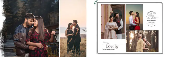 pre wedding album design 12x36