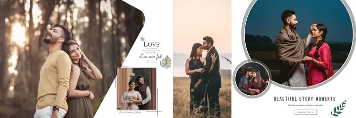 pre wedding album design 12x36