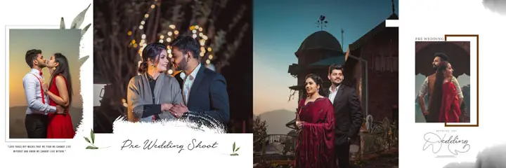 pre wedding album design 12x36