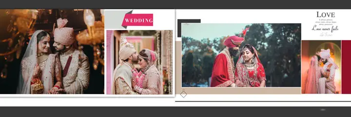 12x36 wedding album dm design