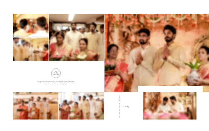 wedding function album design
