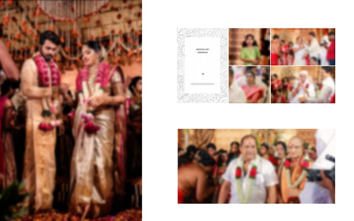 wedding function album design