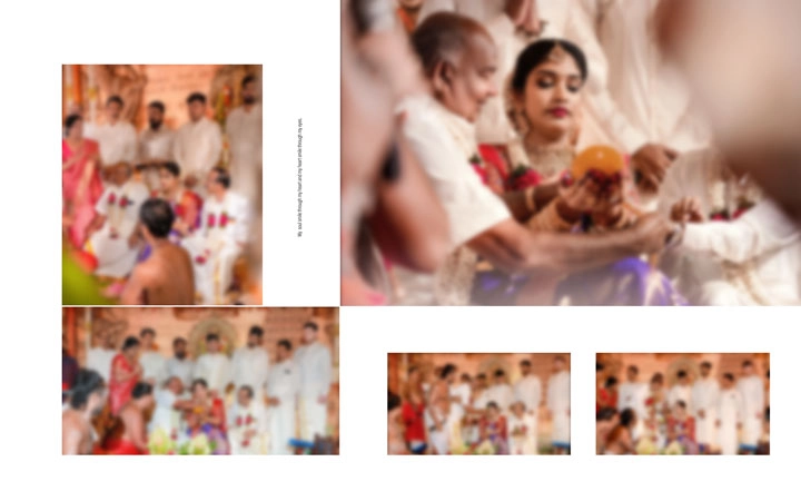 wedding function album design