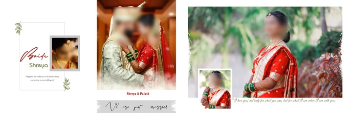 bridel mehndi album design psd