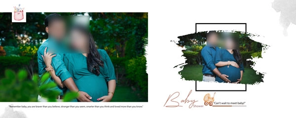 maternity photoshoot album design 2023