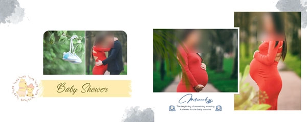 maternity photoshoot album design 2023