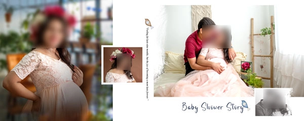 maternity photoshoot album design 2023