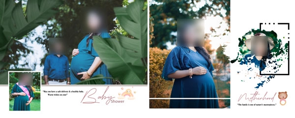 maternity photoshoot album design 2023