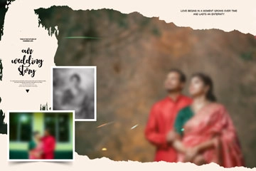 Bengali Wedding album PSD 12X18