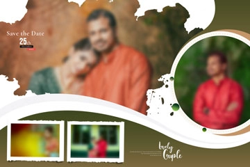 Bengali Wedding album PSD 12X18