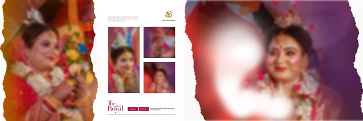 wedding save the date album psd 2024