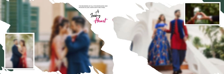 wedding save the date album psd 2024