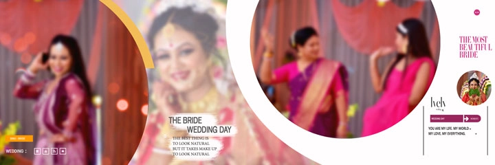wedding save the date album psd 2024