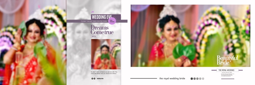 wedding save the date album psd 2024