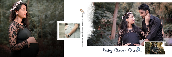 maternity photoshoot album design 2024